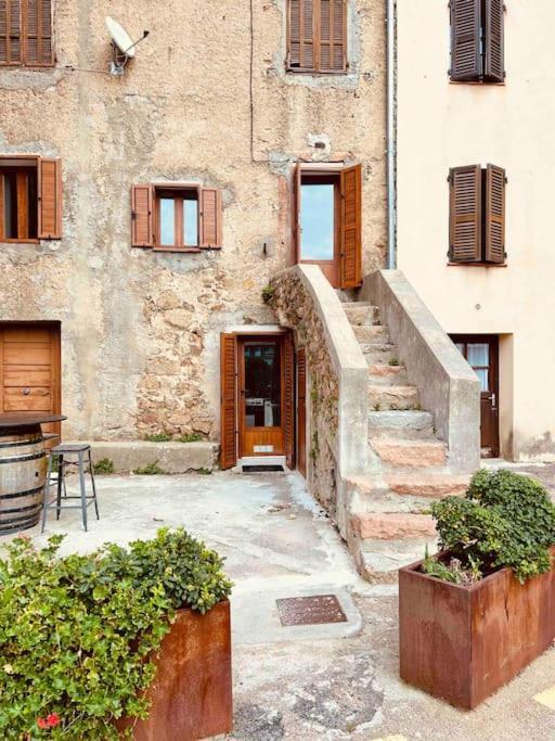 Charmant Petit Appartement Place De L Eglise Piana  Exteriör bild